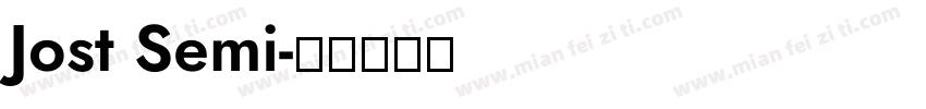 Jost Semi字体转换